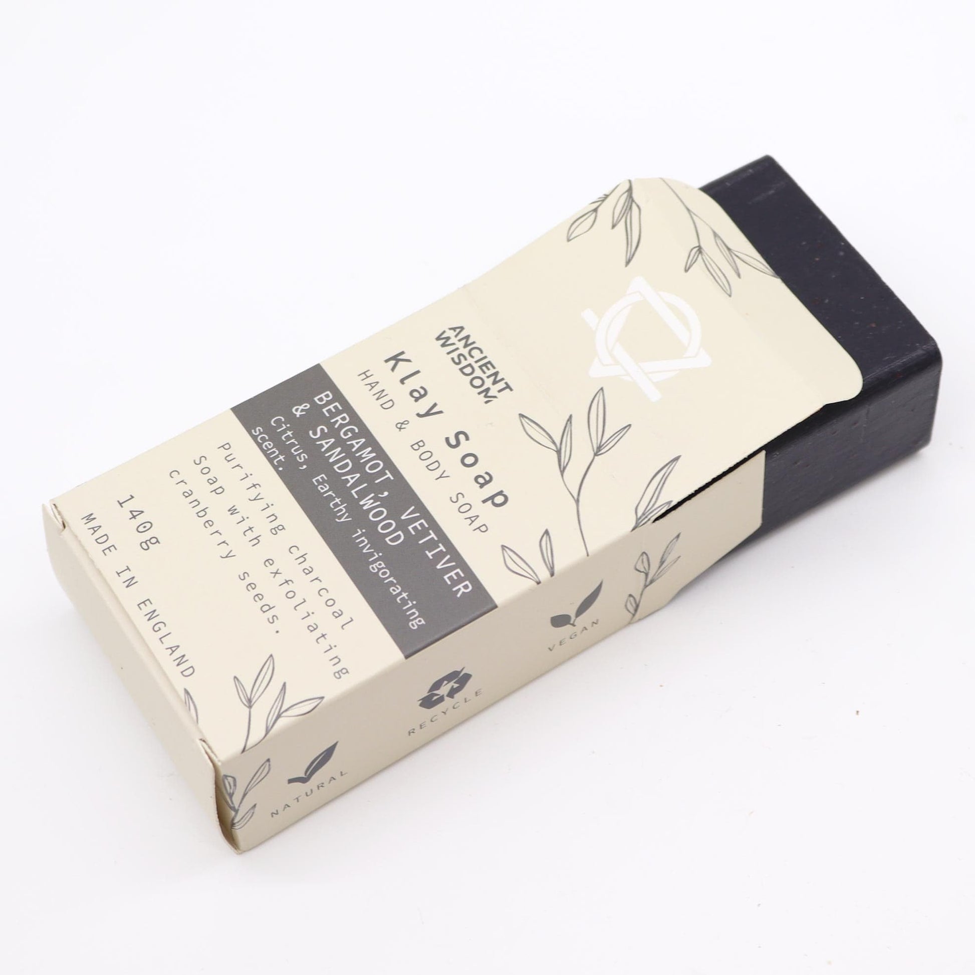 Bliss Klay Soap - Bergamot & Sandalwood