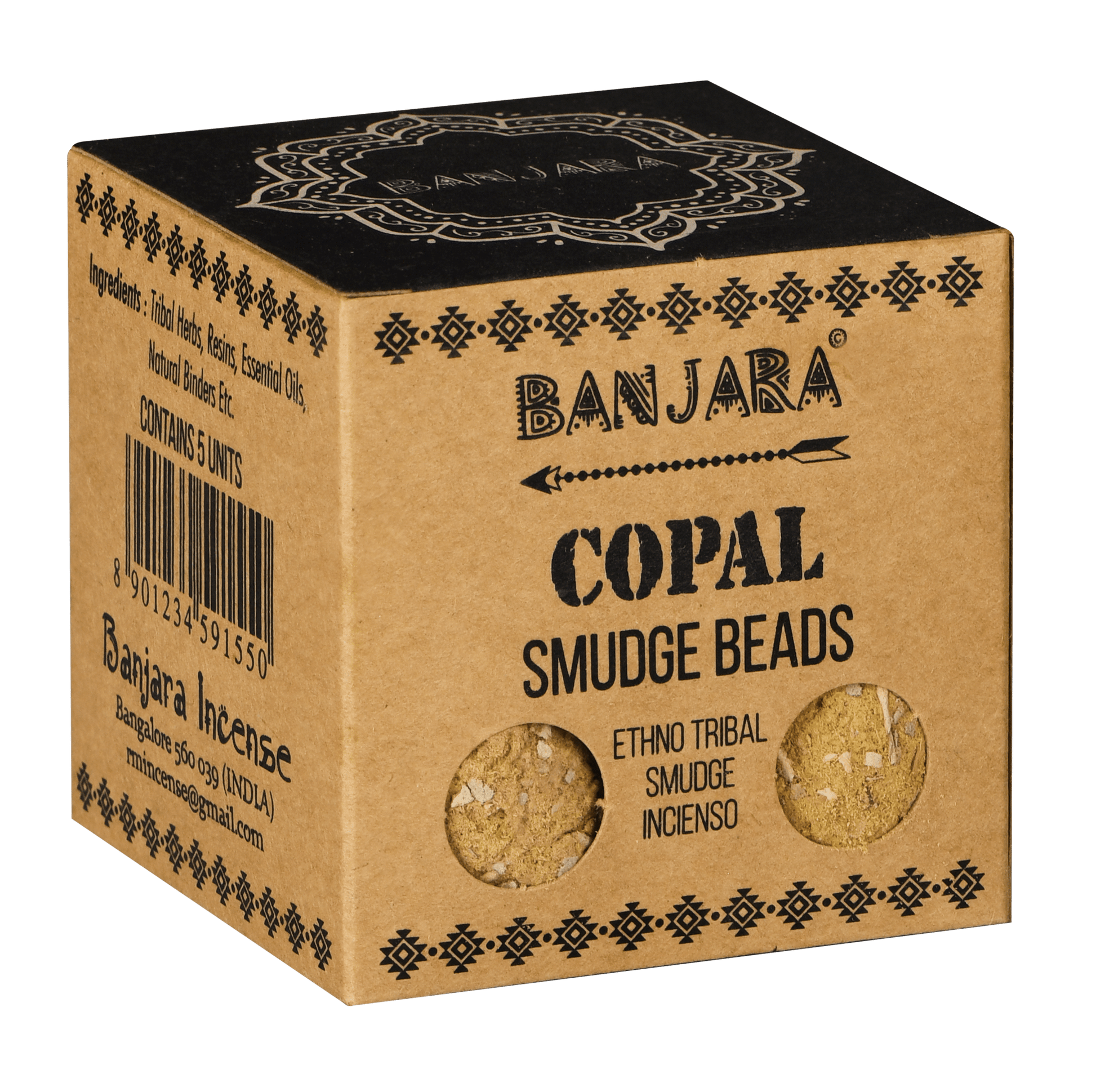 Bliss Banjara Smudge Beads - Copal