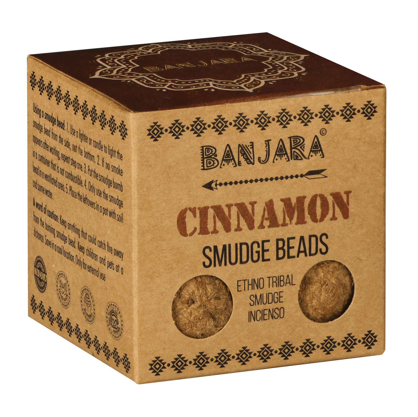 Bliss Banjara Smudge Beads - Cinnamon