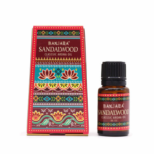 Bliss Banjara Indian Fragrance Oil 10ml - Sandalwood