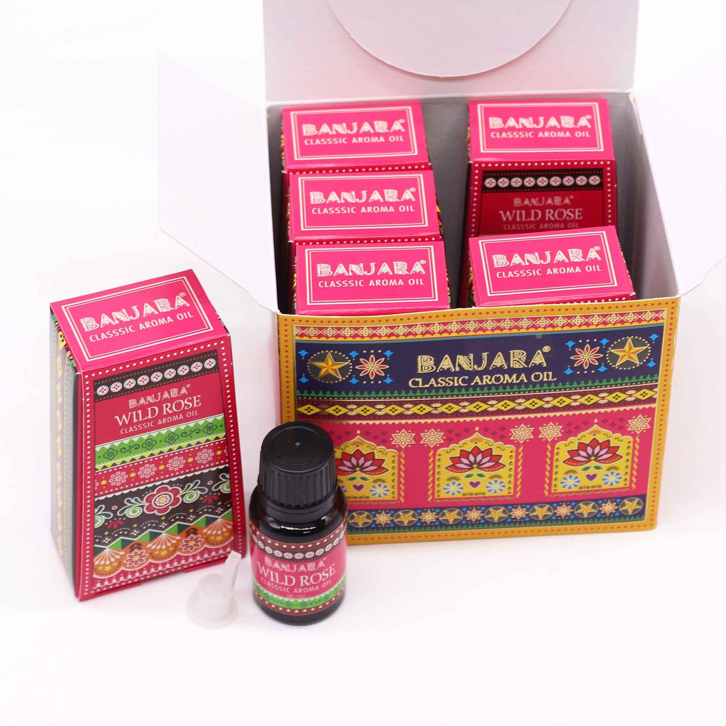 Bliss Banjara Indian Fragrance Oil 10ml - Wild Rose