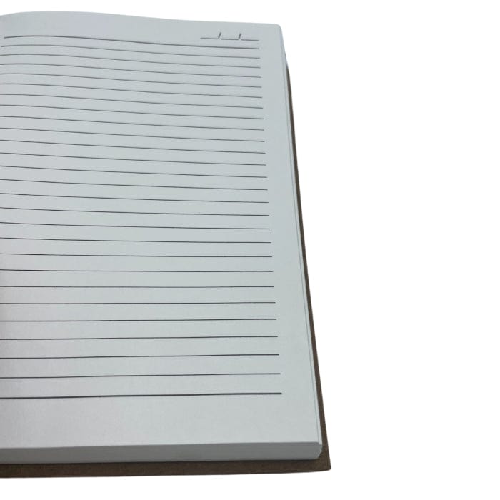 Bliss Med Dark Tan Daily Note Book - 100 Lined Pages - 18x13cm