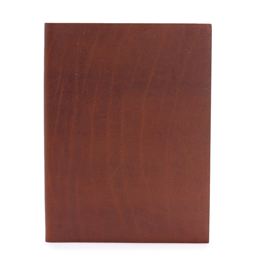 Bliss Lrg Dark Tan Daily Note Book - 100 Lined Pages - 20x15cm