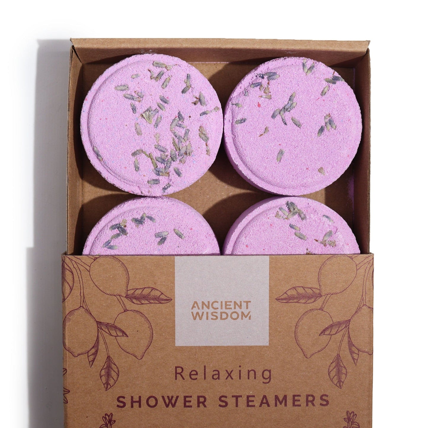 Bliss Zen Shower Steamers - Therapy Wellness Quartet - Relaxing (Purple)