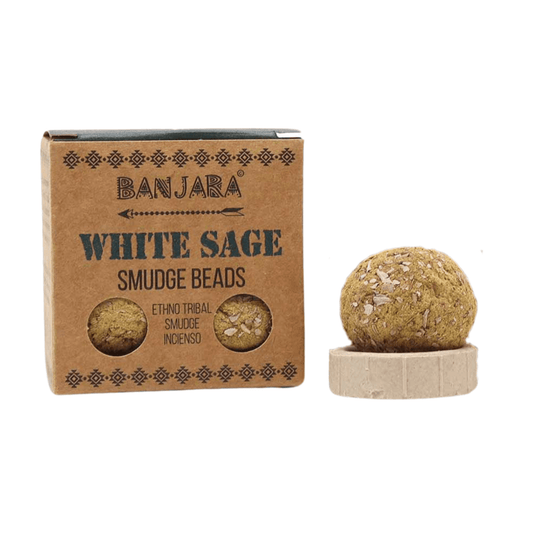 Bliss Banjara Smudge Beads - White Sage