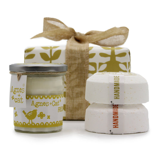 Gift Box - Fresh Citrus (Candle) + Clementine & Mor.Roll (Fizz)