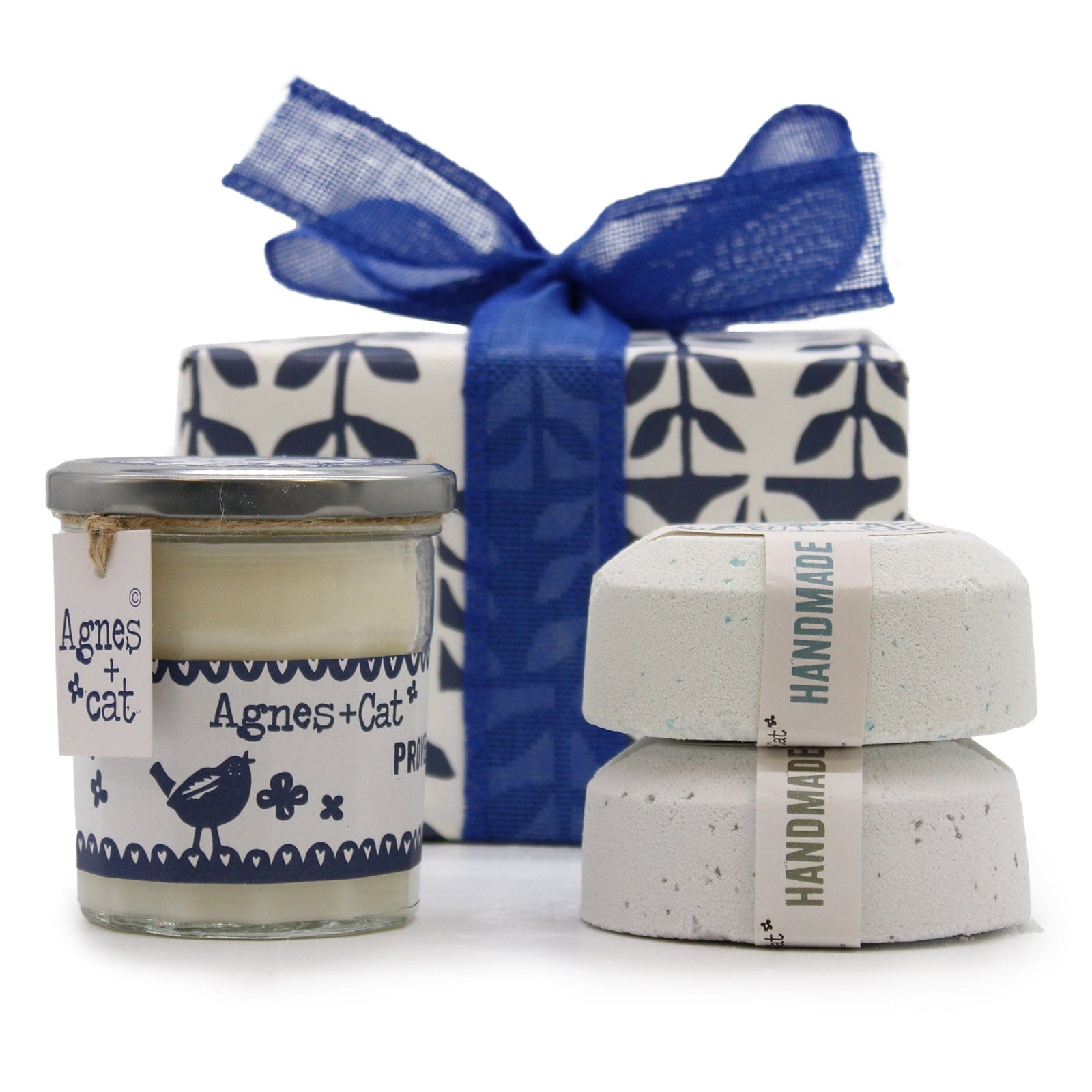 Bliss Gift Box - Parma Violet (Candle) + Seasalt and Moss & Dolly Blue (Fizz)