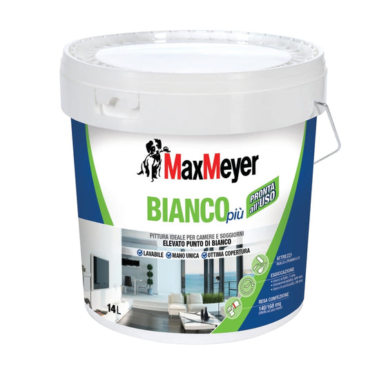 Bricocenter WHITE WASHABLE PAINT PLUS 14 LT