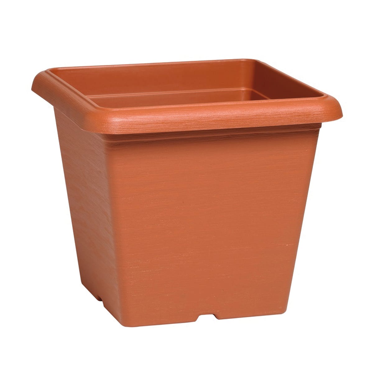 32 CM SQUARE PLASTIC POT FIRED