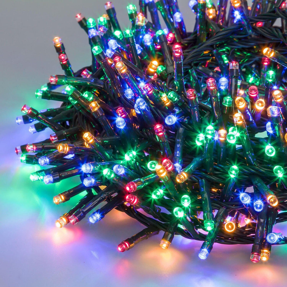 Catena luminosa minicluster 2000 led multicolor 40m (ntl 2000-c)