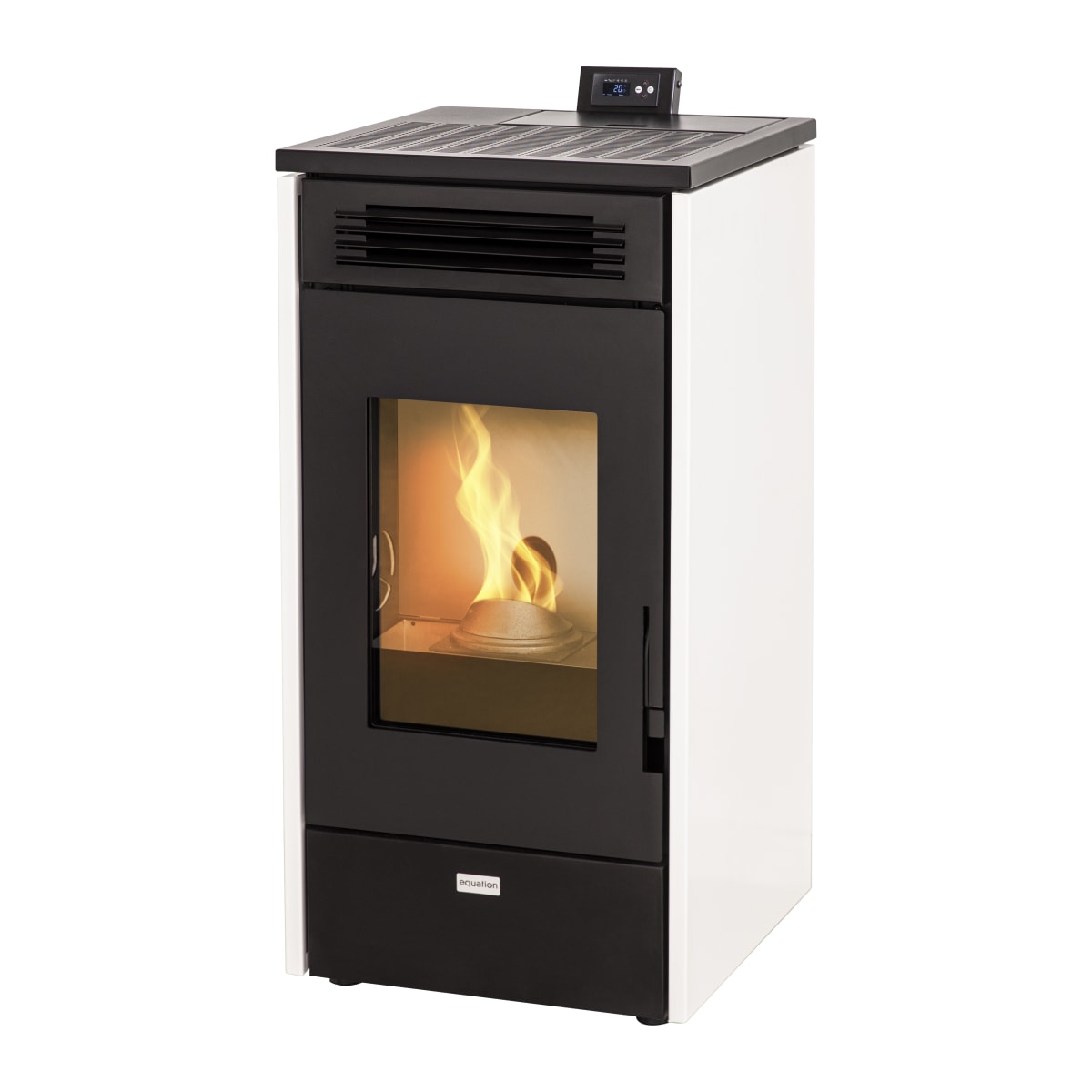 PELLET STOVE MANNU EQUATION L2 9 KW COLOUR BLACK/WHITE