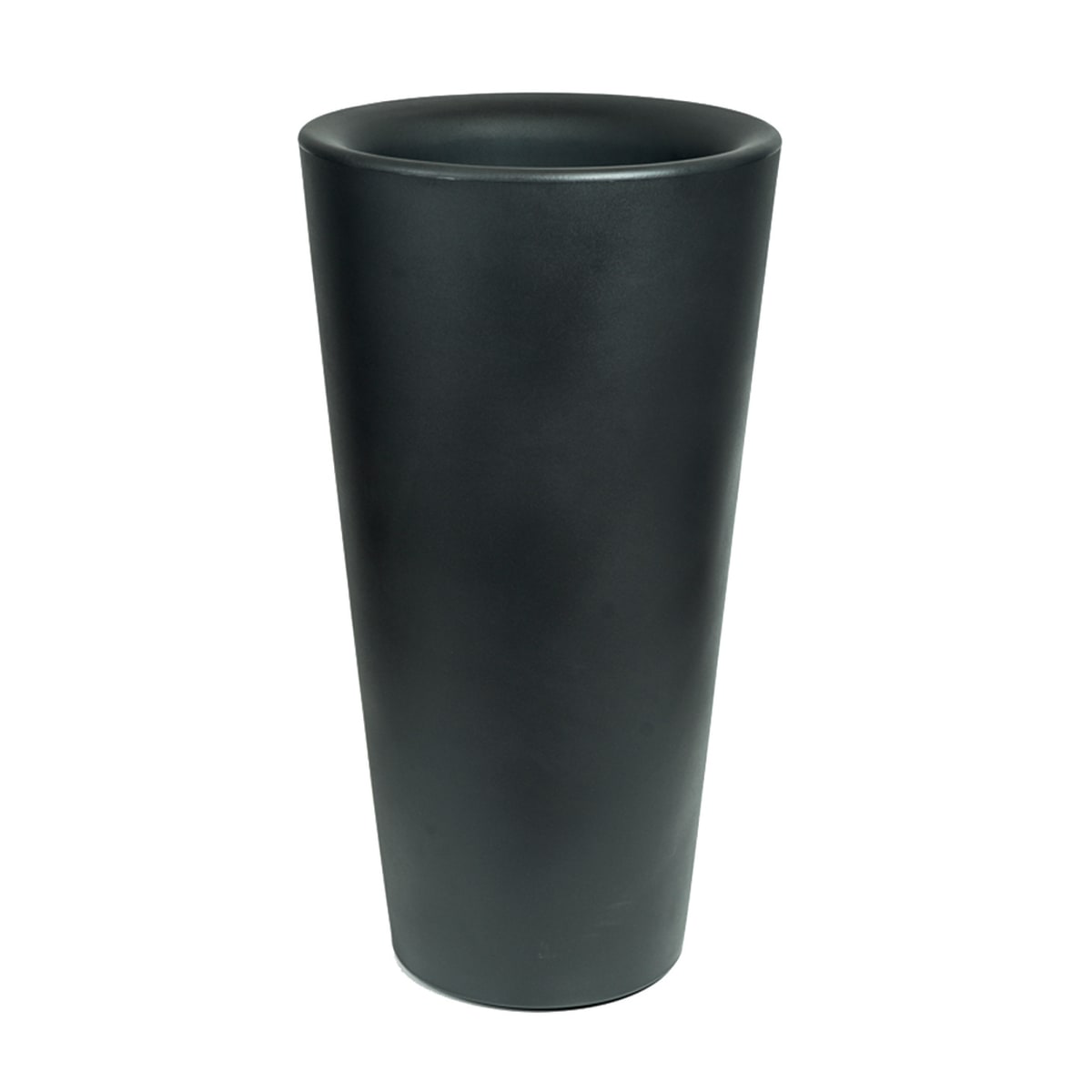 DANA ROTATIONAL PLASTIC VASE DIAMETER 40XH78 CM MATT BLACK