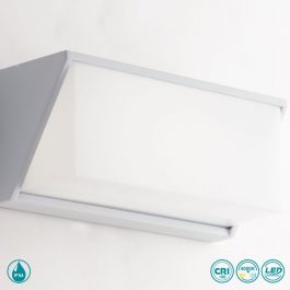 LUXON ALUMINIUM WALL LIGHT WHITE 25X11X9,5CM LED 12W NATURAL LIGHT IP54