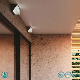 LUXON ALUMINIUM WALL LIGHT GREY 25X11X9,5CM LED 12W NATURAL LIGHT IP54