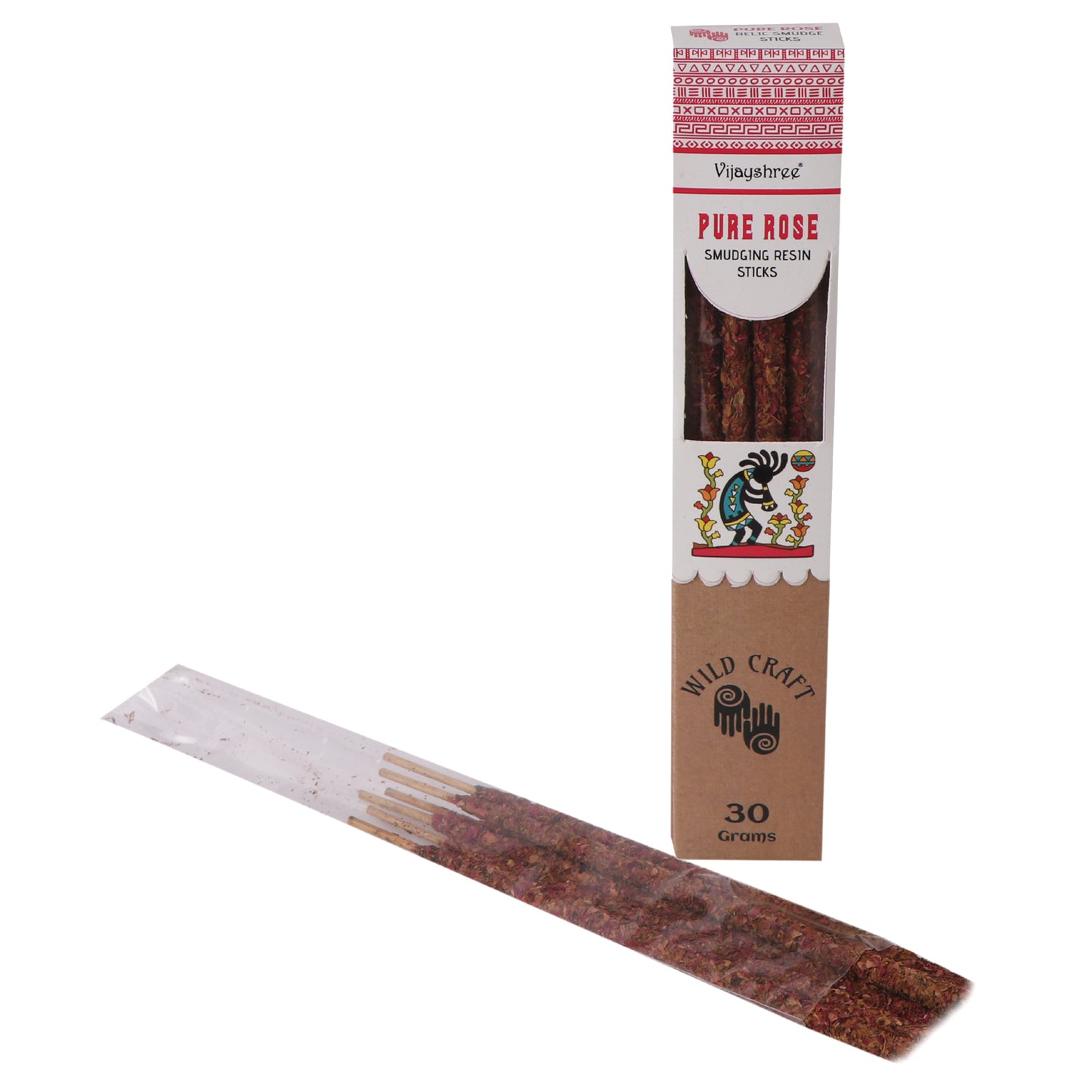 30g Golden Pure Rose Smudging Resin Sticks (6s)