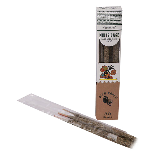 30g Golden White Sage Smudging Resin Sticks (6s)