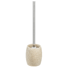 SAND SENSEA STANDING TOILET BRUSH HOLDER BEIGE RESIN
