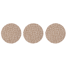 SANDING NET FOR DEXTER PRO RANDOM ORBITAL SANDER, FOR WOOD 150 MM, GRIT 120 3 PIECES