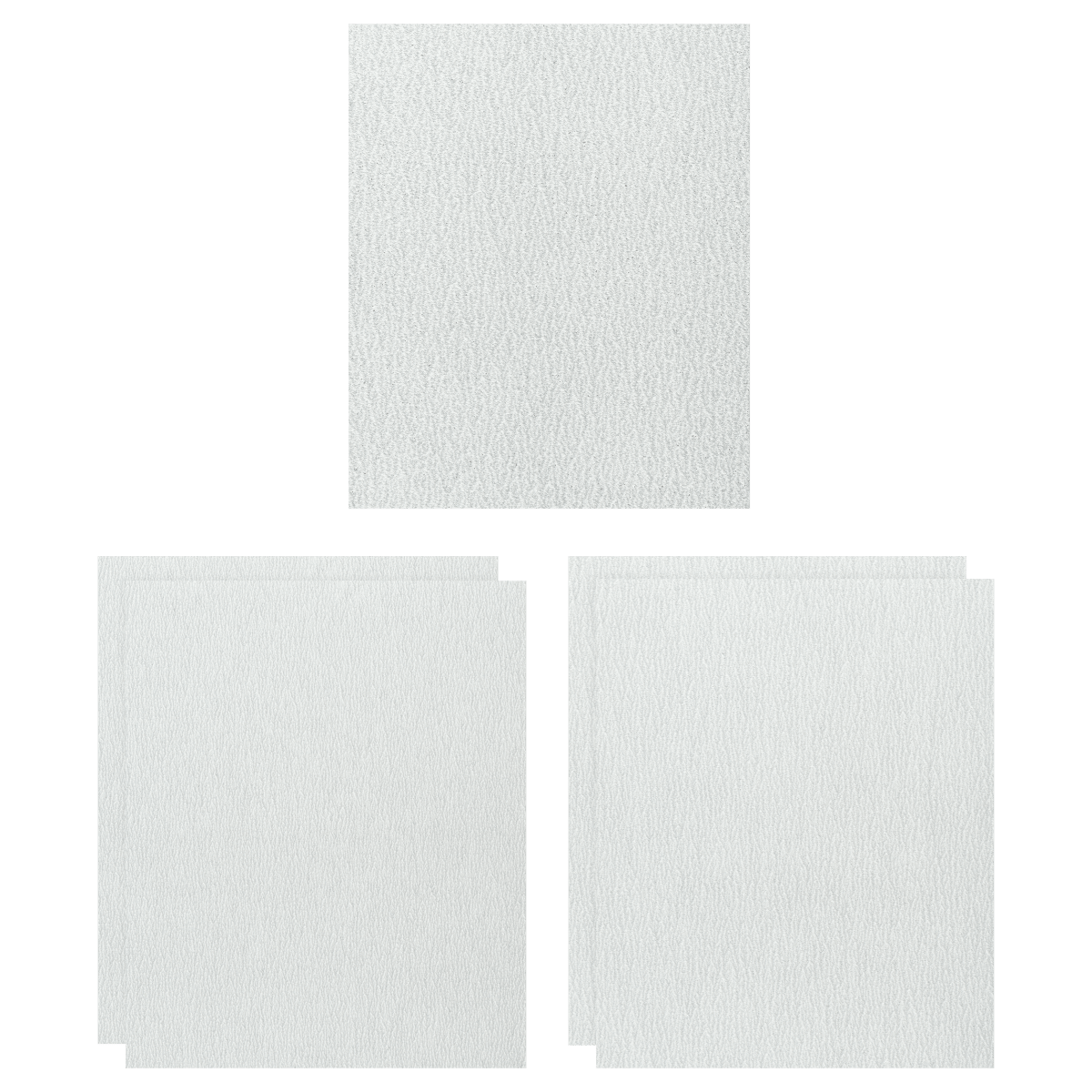 Dexter sanding sheets for walls, grit sizes 40, 80 and 120, 5 sheets