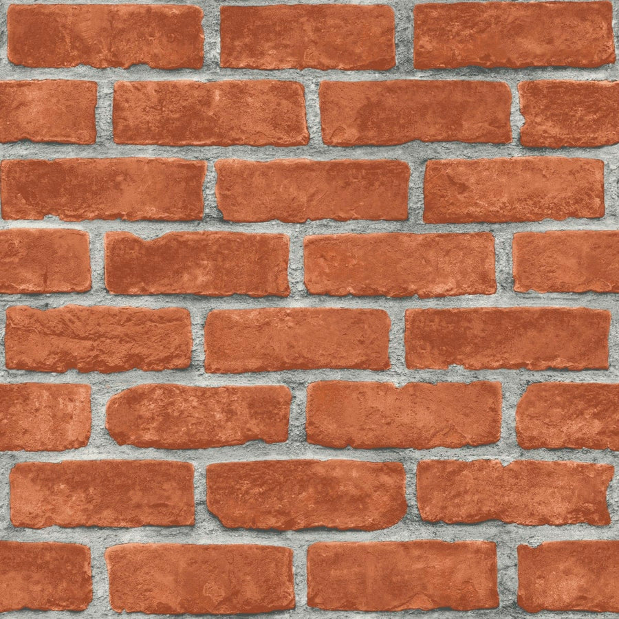 Bricocenter WALLPAPER ANTIQUE RED BRICK 53CMX10.5M
