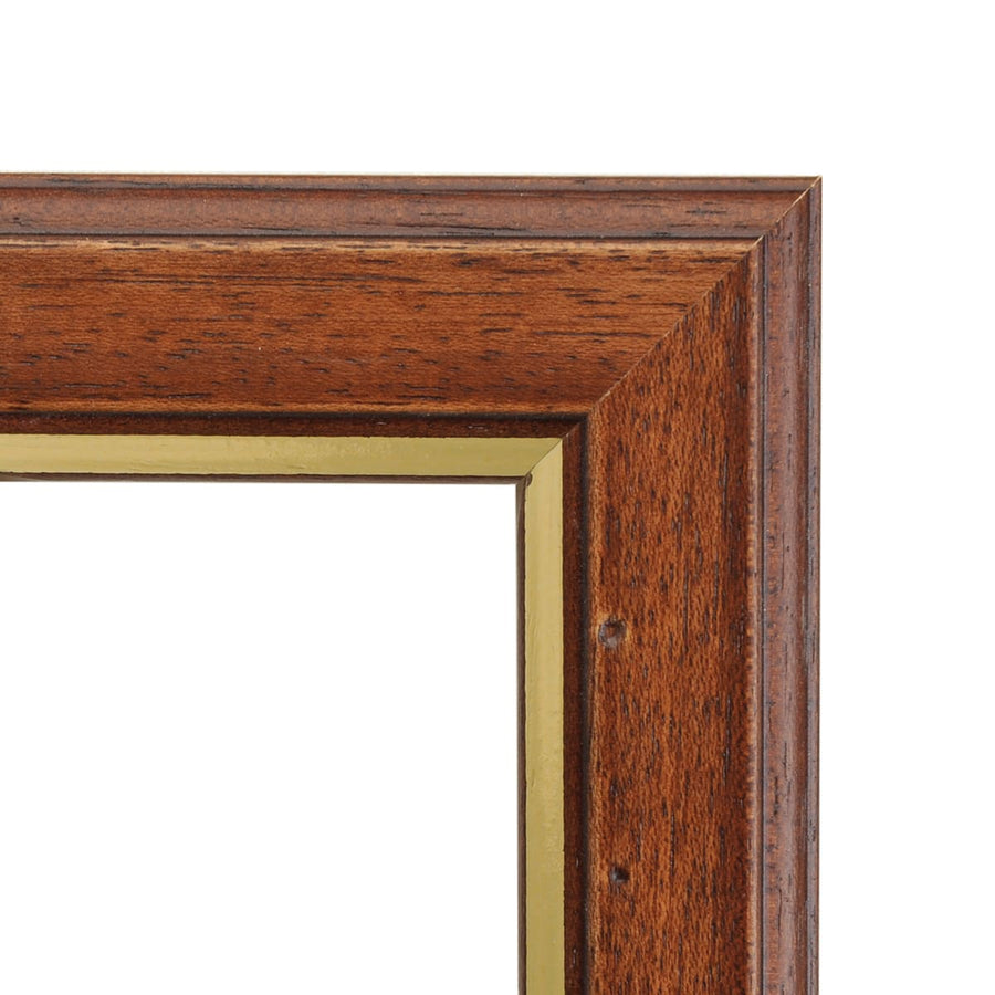 Bricocenter GEM FRAME 25X35 CM WALNUT WIRE GOLD