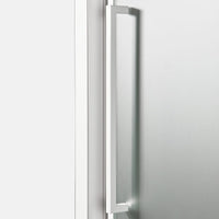 RECORD SALOON DOOR L 92-96 H 195 CM SCREEN-PRINTED GLASS 6 MM WHITE
