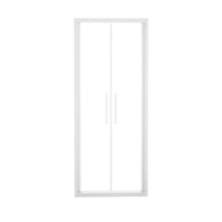 RECORD SALOON DOOR L 92-96 H 195 CM CLEAR GLASS 6 MM WHITE