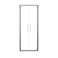 RECORD SALOON DOOR L 87-91 H 195 CM CLEAR GLASS 6 MM CHROME