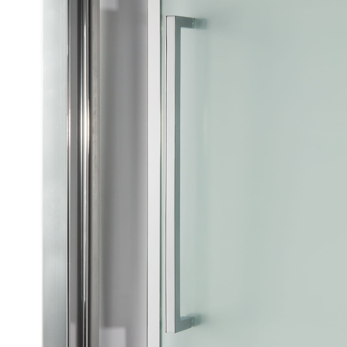 RECORD SALOON DOOR L 97-101 H 195 CM CLEAR GLASS 6 MM CHROME