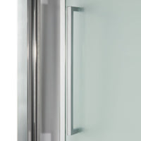 RECORD SALOON DOOR L 97-101 H 195 CM CLEAR GLASS 6 MM CHROME
