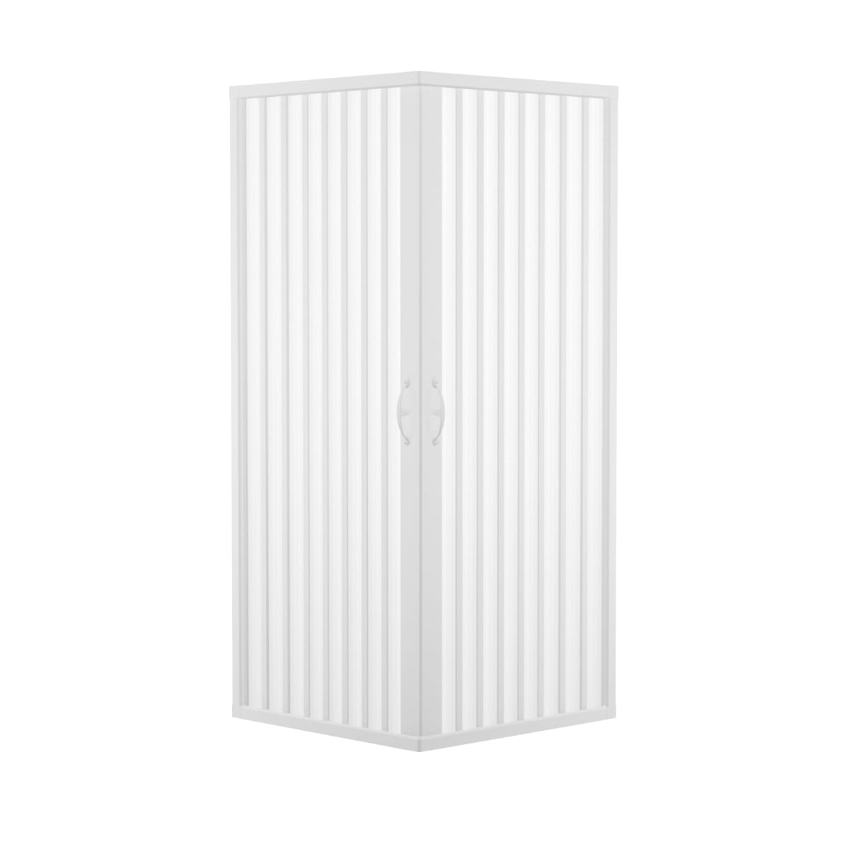 Bricocenter BOX DOCCIA PLAYA L 70-80 / 70-80 PANNELLI PVC 1,8 CM PROFILES BIANCO