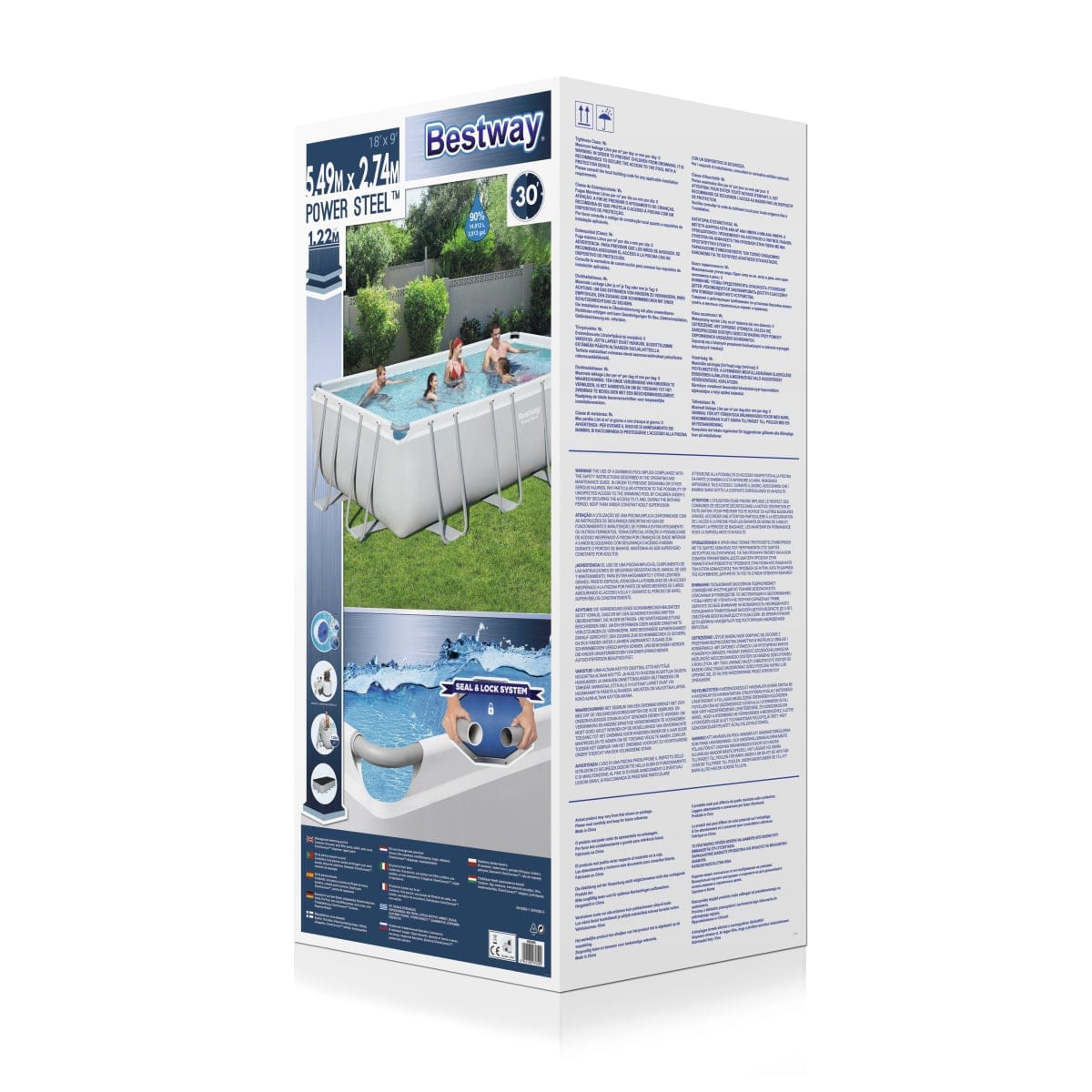 Bricocenter SWIMMING POOL POWER STEEL FRAME 549X274X122