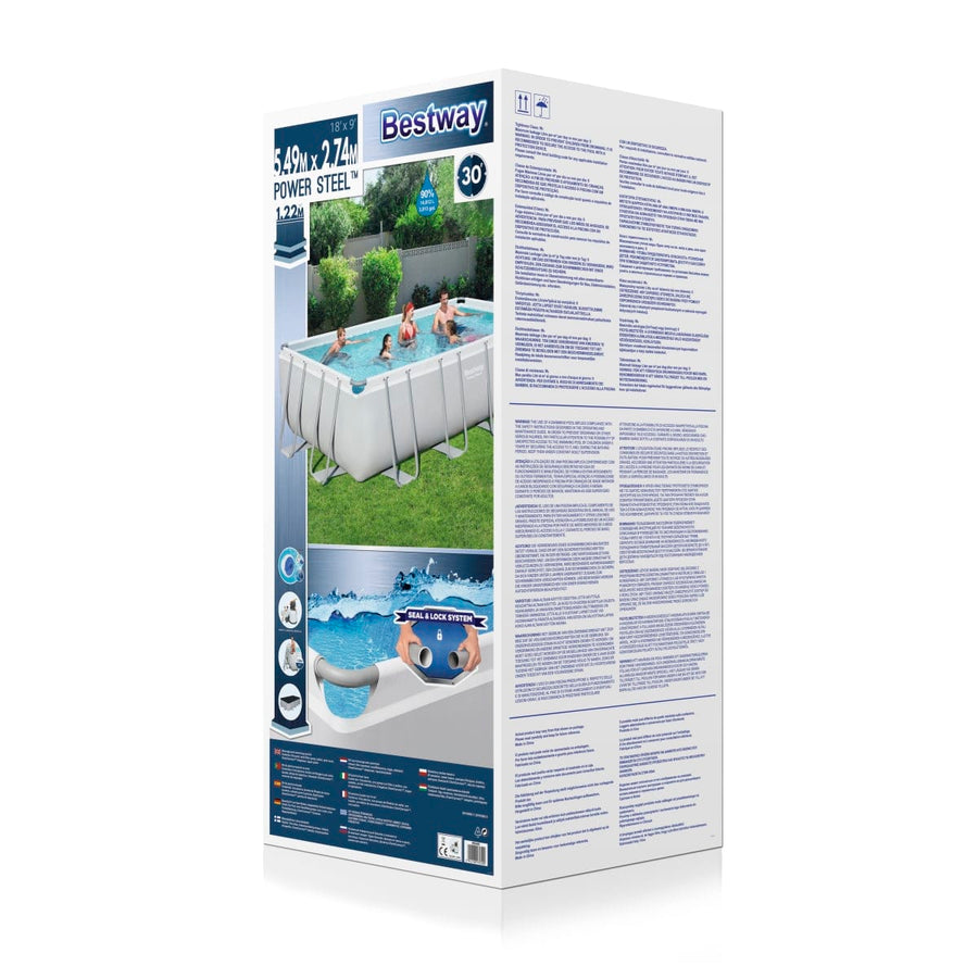 Bricocenter SWIMMING POOL POWER STEEL FRAME 549X274X122
