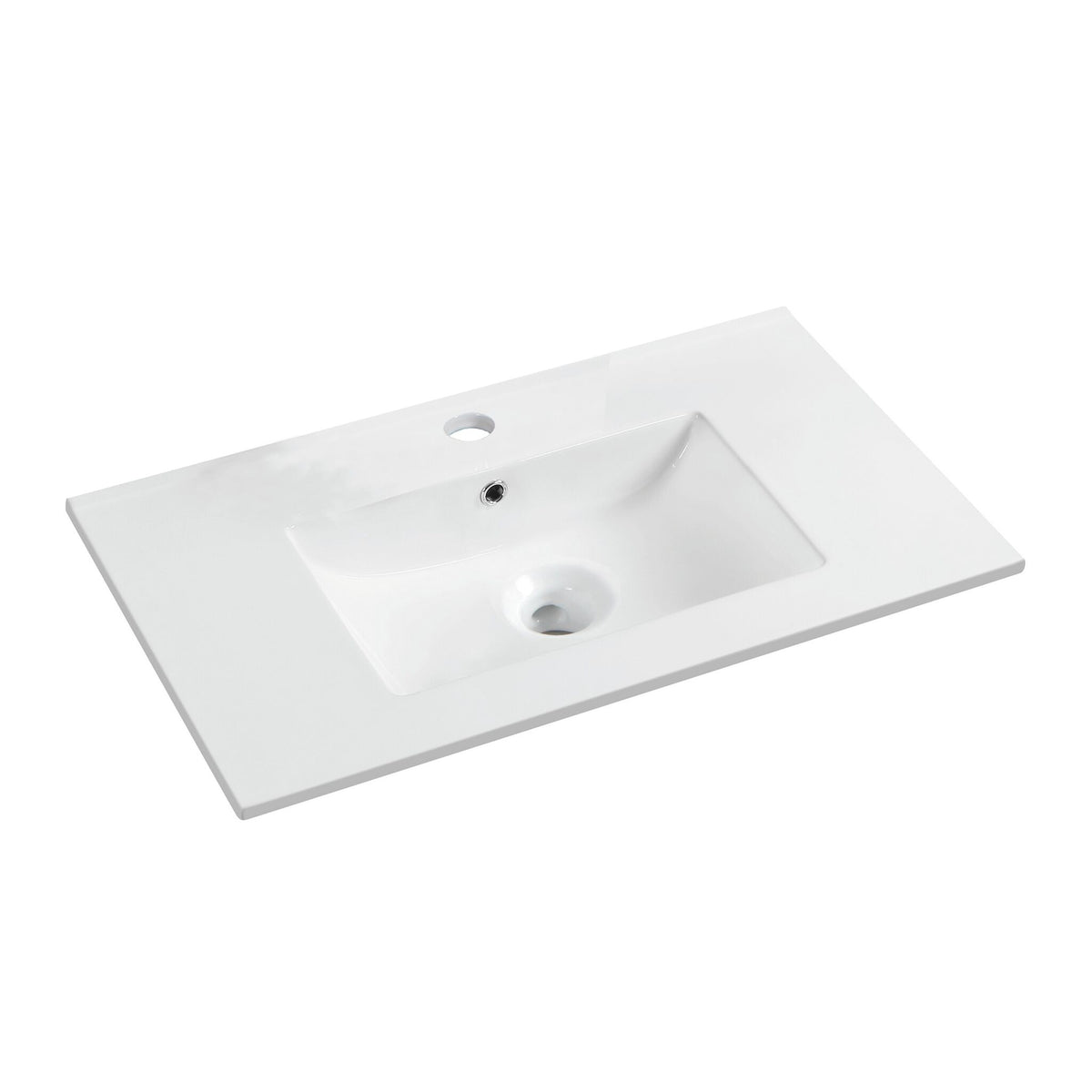 New Essential ceramic washbasin, 81cm