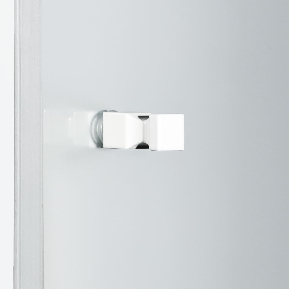 RECORD 4-DOOR SLIDING DOOR L 157-161 H 195 CM CLEAR GLASS 6 MM WHITE