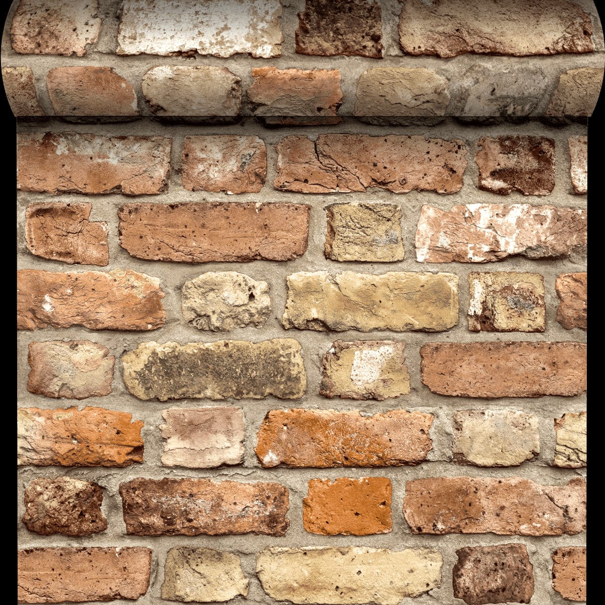 Bricocenter OCHRE BRICK WALLPAPER 53CMX10.5M