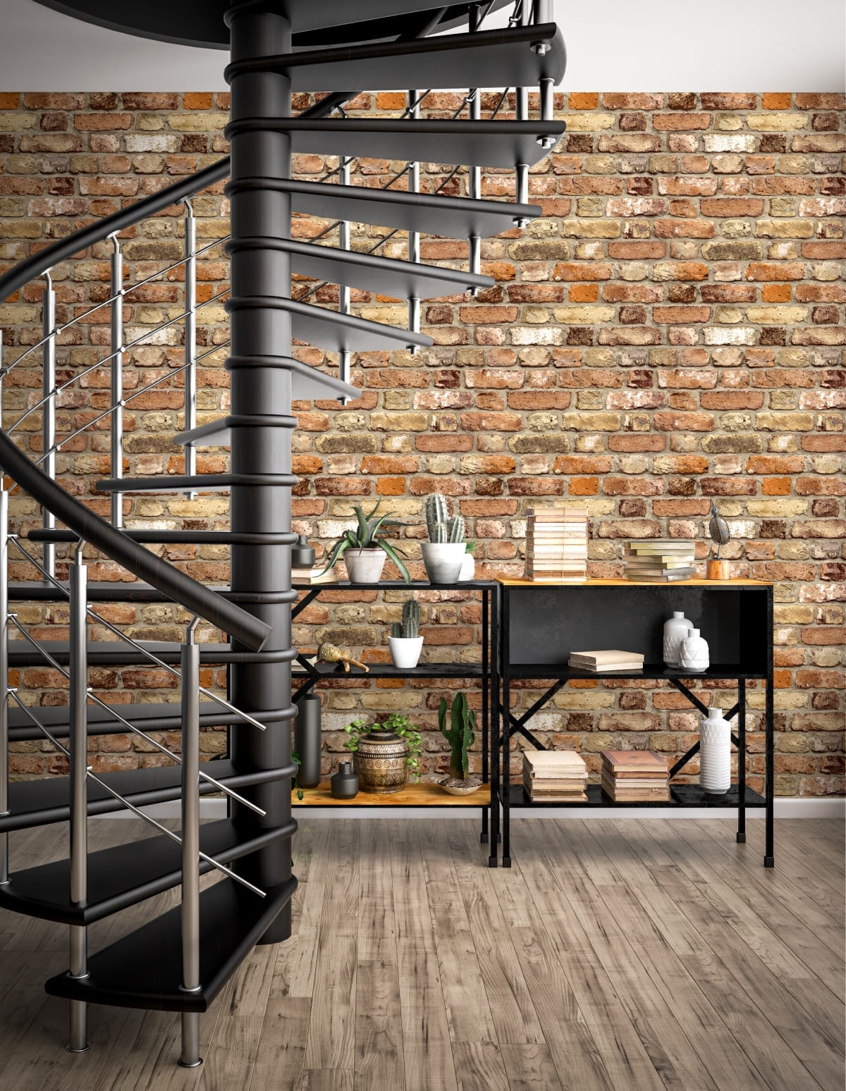 Bricocenter OCHRE BRICK WALLPAPER 53CMX10.5M