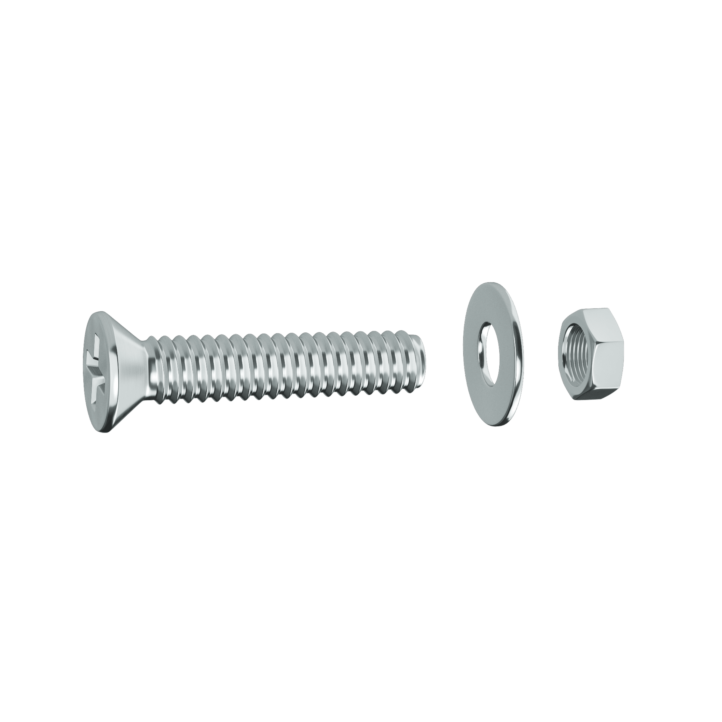 3 X 30 MM COUNTERSUNK HEAD BOLT PH. NUT