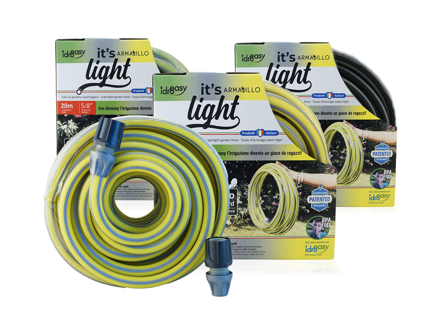 ARMADILLO HOSE KIT 20MT. 5/8'' SUPERLIGHT WITH QUICK COUPLINGS