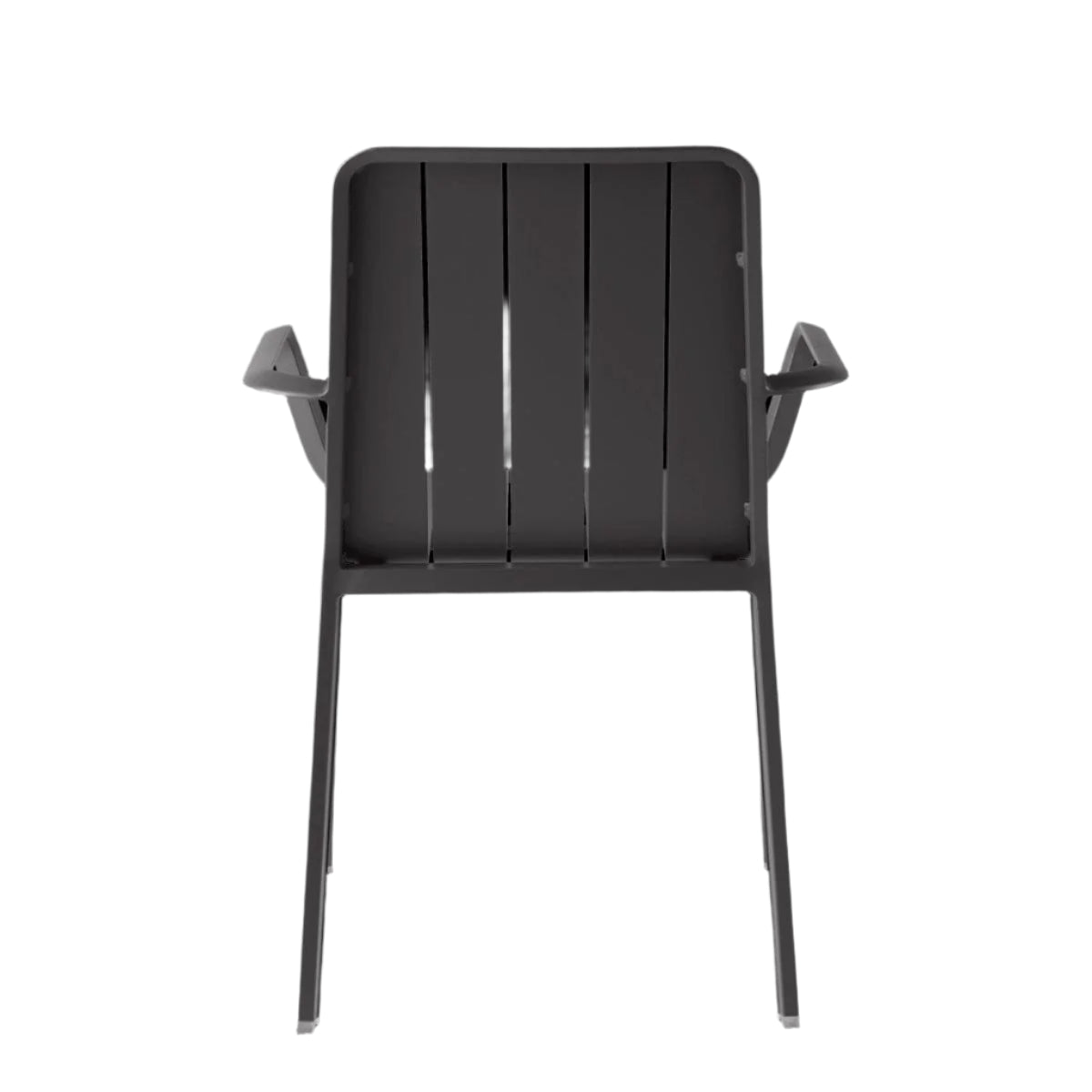 Bricocenter IDAHO NATERIAL ANTHRACITE ALUMINUM ARMCHAIR WITH ARMS
