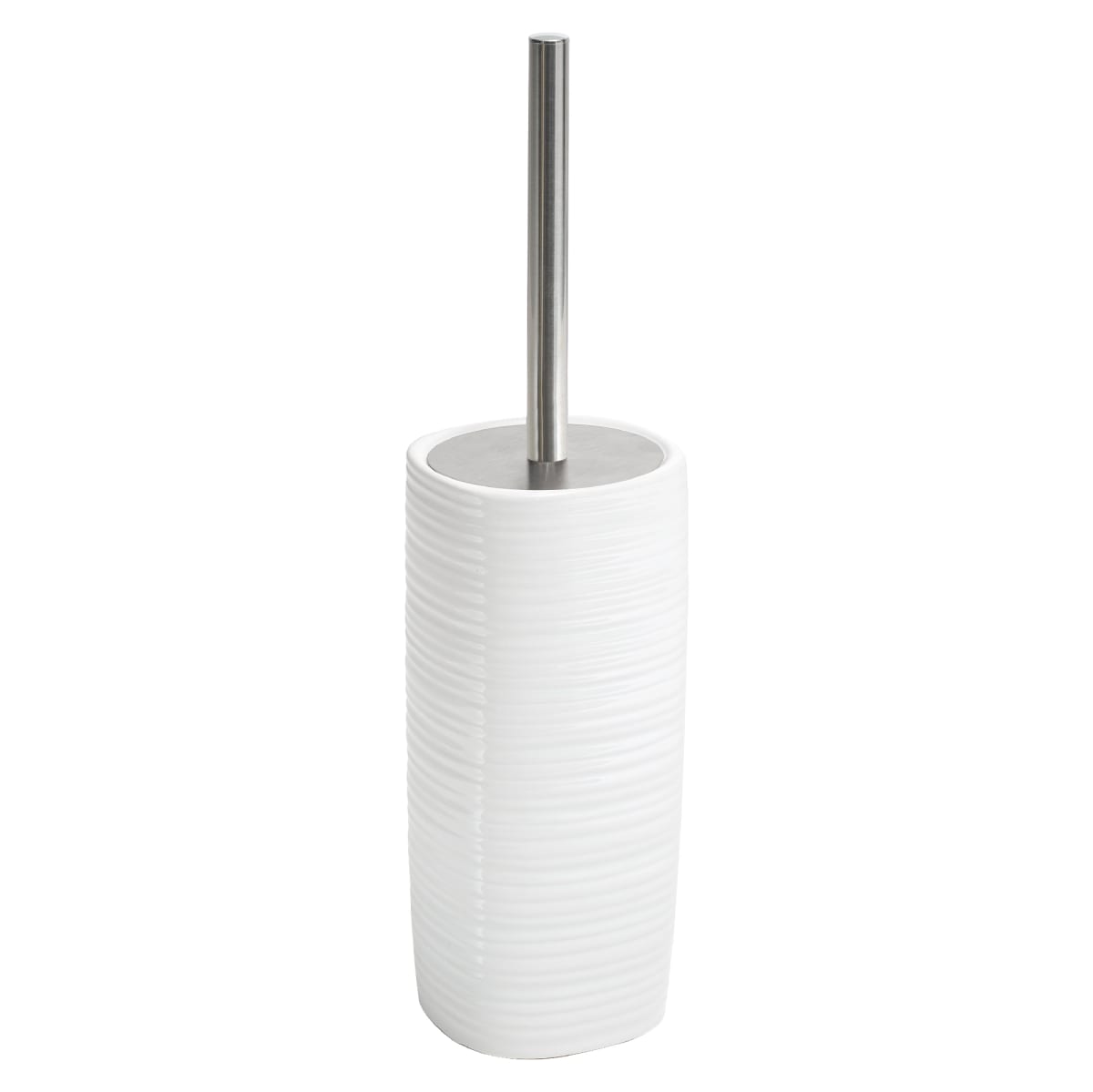 Bricocenter FLOOR CERAMIC TOILET BRUSH WHITE - KELLY