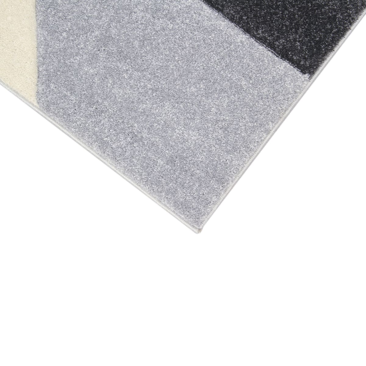Geometric Carve rug, 60x120, short-pile polypropylene