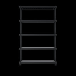 W120xW45xH188CM 5-SIZED SCAFFIELD 70 KG PLASTIC BLACK