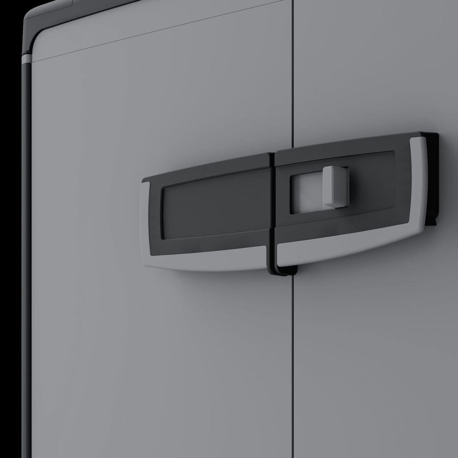 Bricocenter LOW RESIN CUPBOARD 93X65X39CM BLACK GREY SPACEO