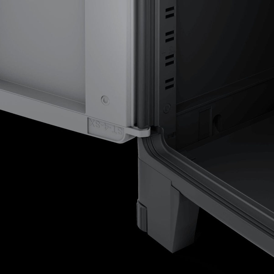 Bricocenter HIGH RESIN CUPBOARD 180X65X39CM BLACK GREY SPACEO