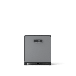 LOW RESIN CABINET XL 93X85X52CM BLACK GREY SPACEO