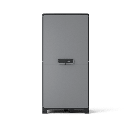 HIGH RESIN CUPBOARD 180X85X52CM BLACK GREY SPACEO