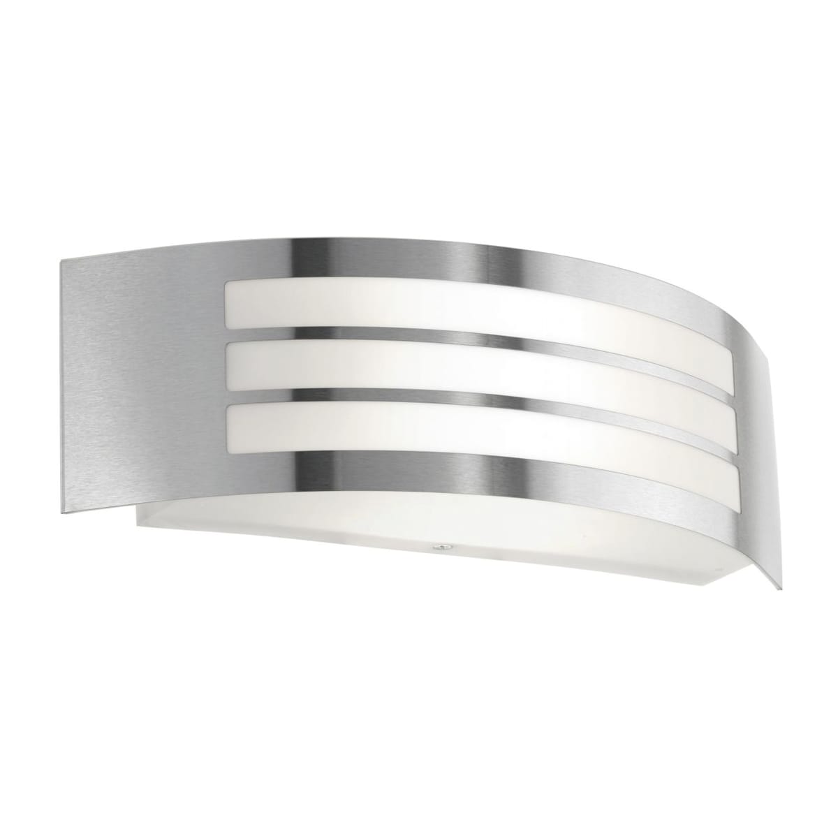 Bricocenter LEIROS GREY ALUMINIUM WALL LIGHT 31X10 CM E27=25W IP44