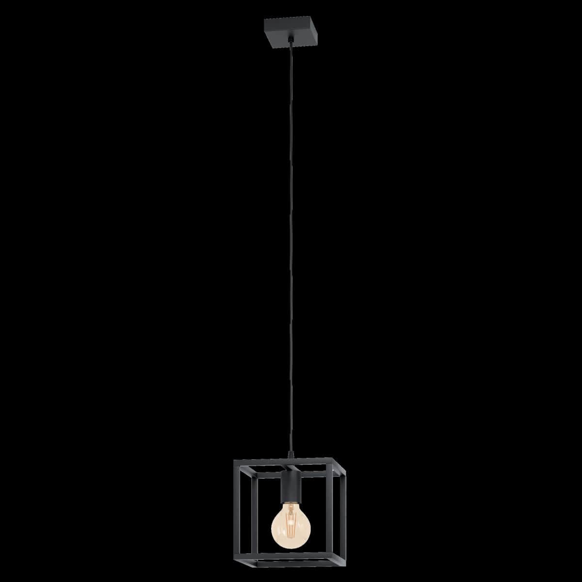 Bricocenter ELDRICK METAL CHANDELIER BLACK 20X20CM E2=60W