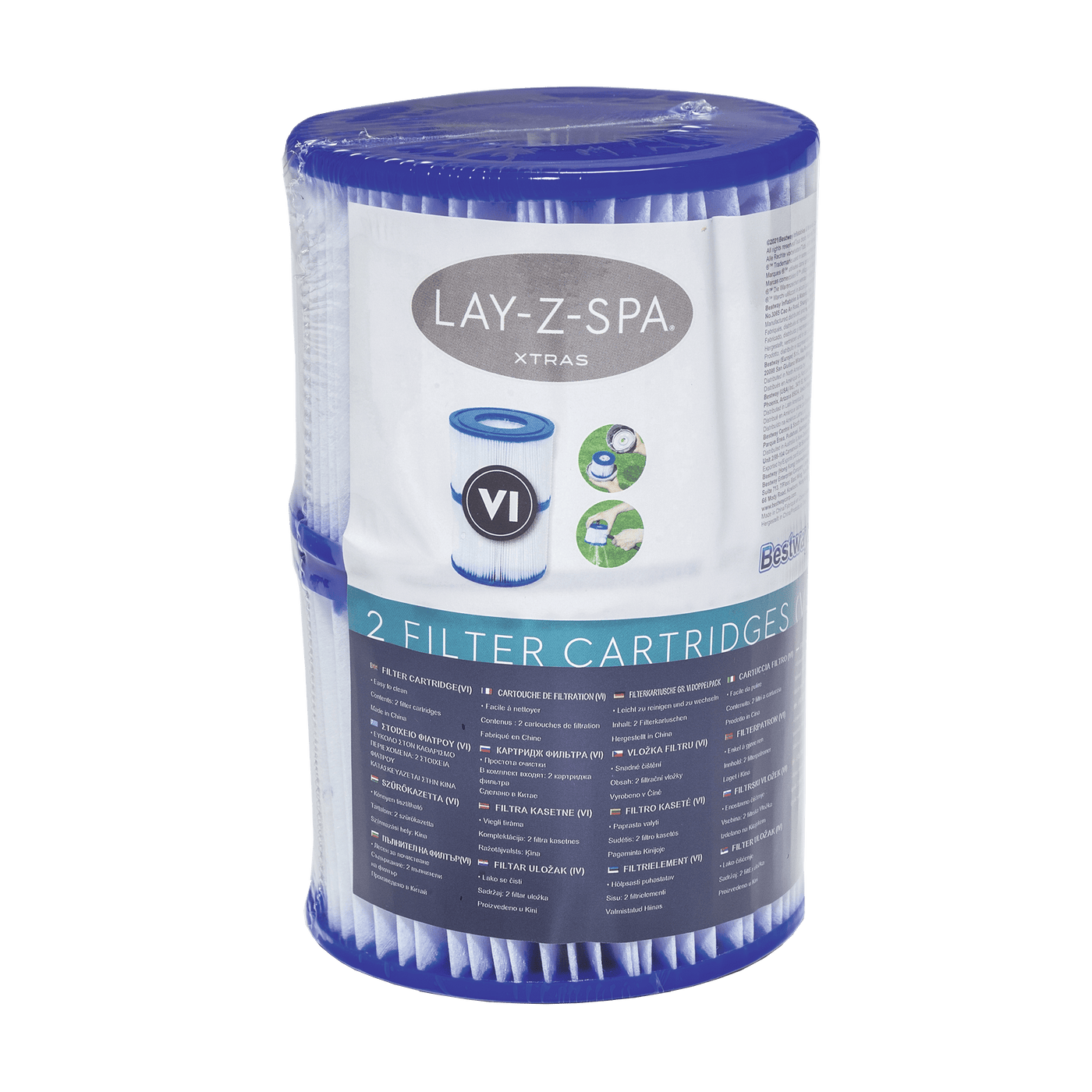 SET OF 2 CARTRIDGE FILTERS FOR SPA POOLS